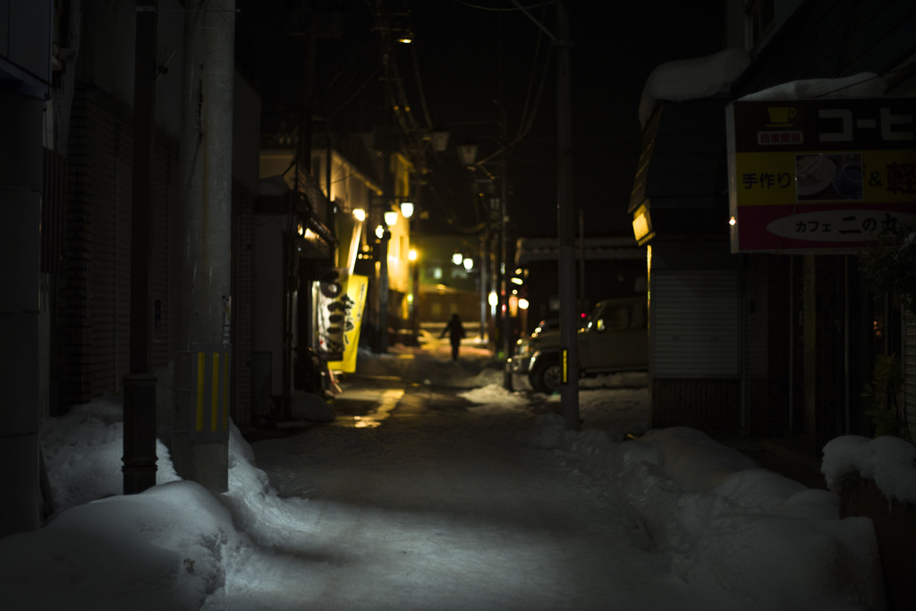 冬の小路