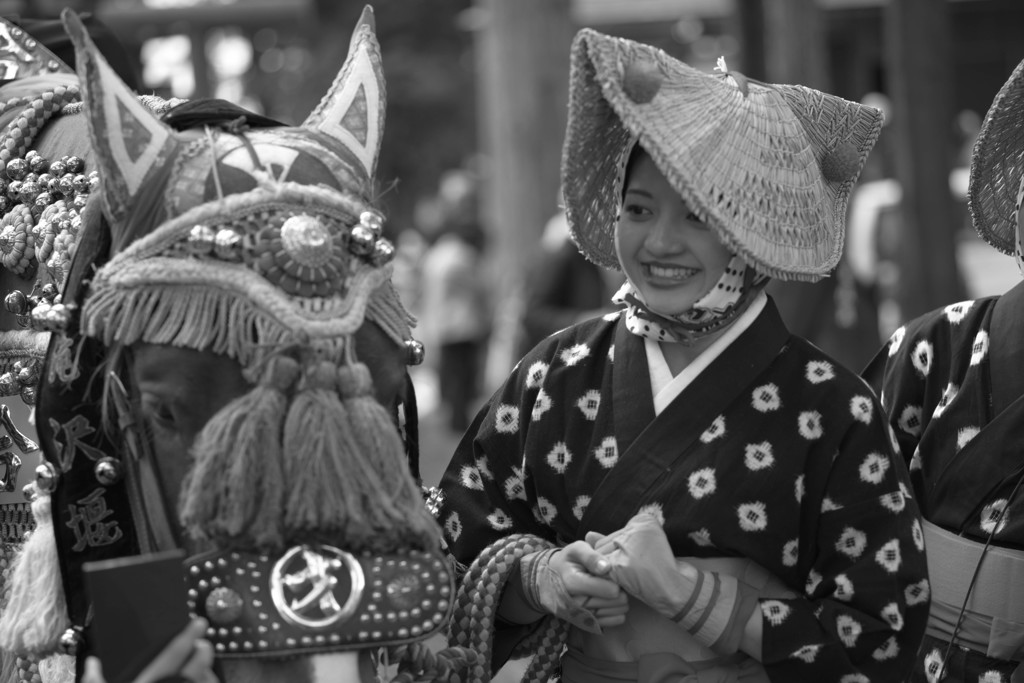 馬とともに