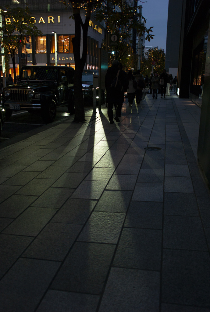 街の光線