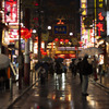 雨の中華街