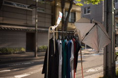 衣料品店の店頭