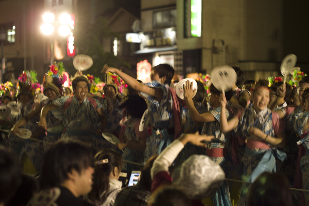 ねぶた祭りの夜