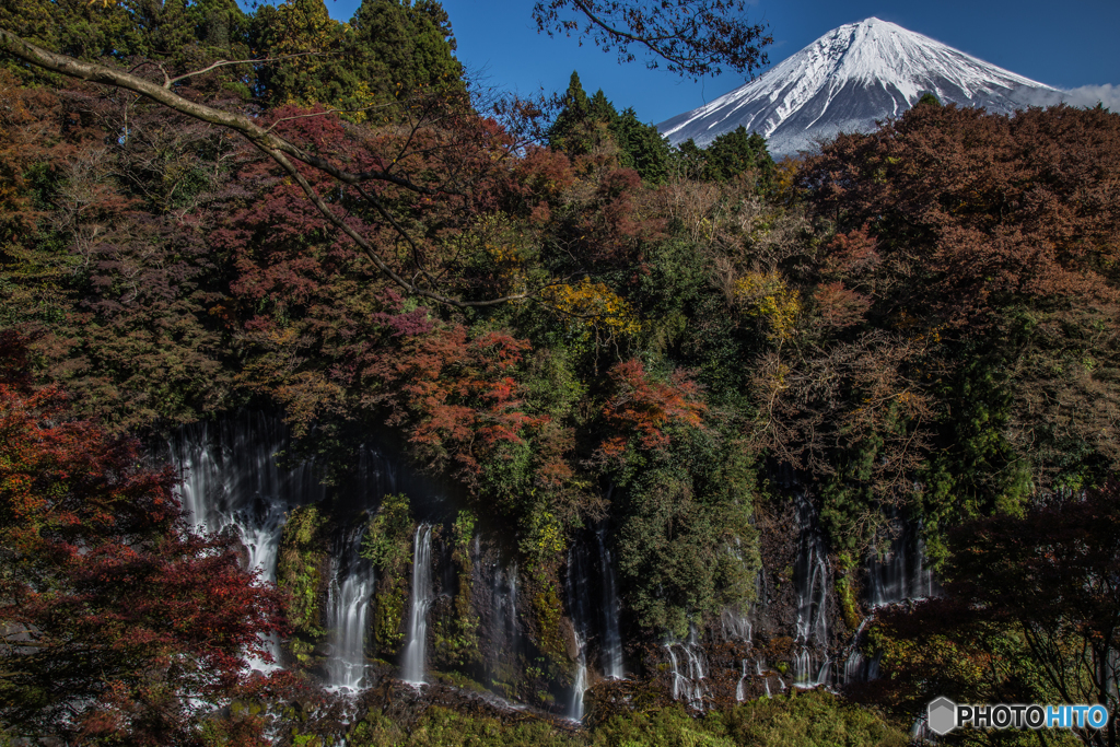 晩秋の滝