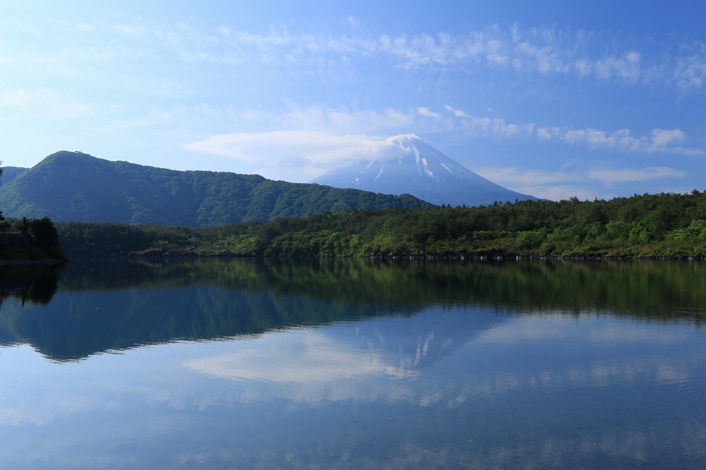 IMG西湖からの富士(リターン)