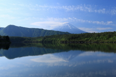 IMG西湖からの富士(リターン)