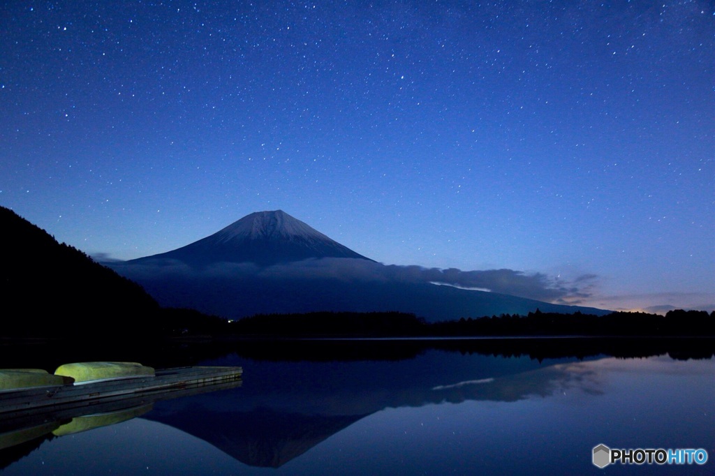 朝がくる前の田貫湖