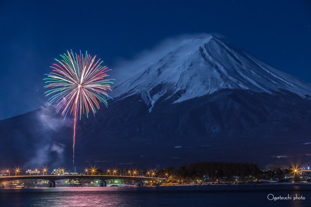 河口湖花火