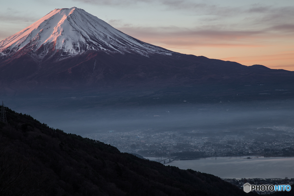 御坂峠の朝