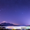 山中の星空