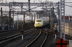 ドクターイエロー上り検測　通過