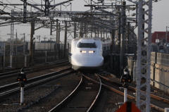 ひかり入線　岐阜羽島