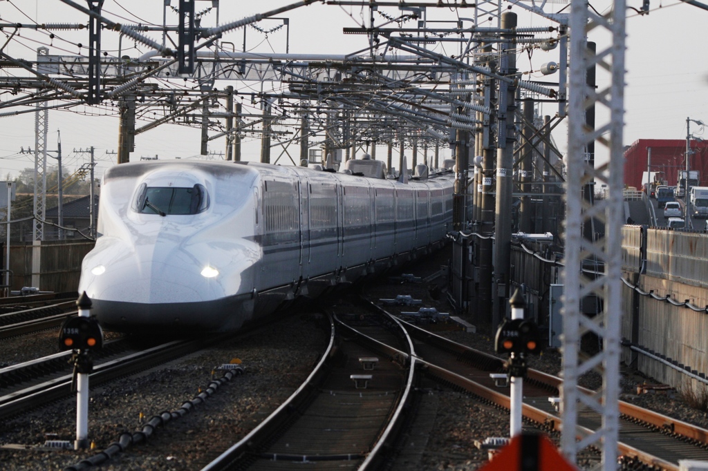 のぞみ通過　岐阜羽島