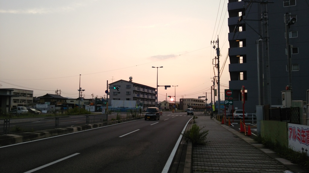 信号と朝日Ⅱ