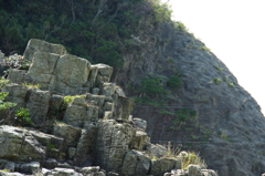 鉾島の柱状節理