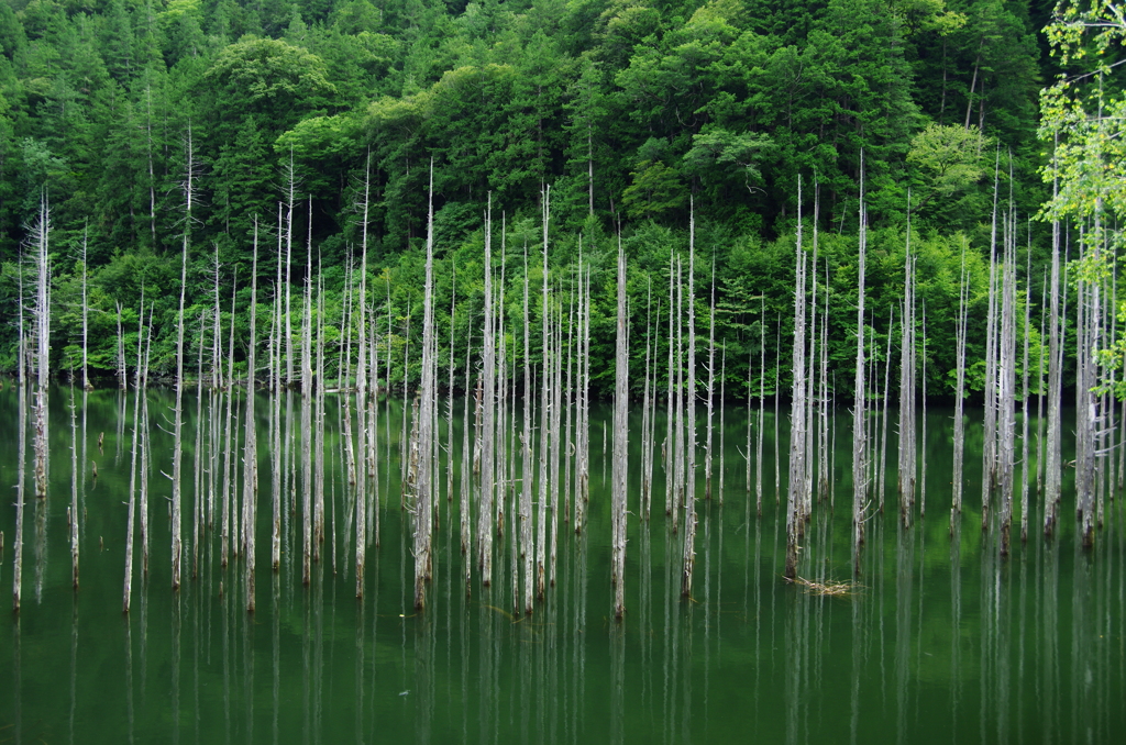 王滝村自然湖
