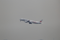 A350の離陸