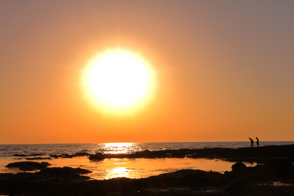 能勢金剛　夕日1
