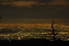 蛭が岳山頂からの夜景