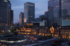 東京駅ななめから