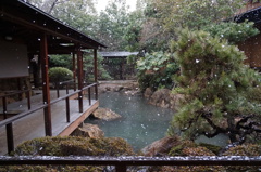 湯村温泉の常盤ホテル庭園