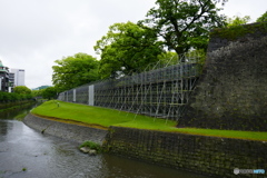 熊本城再建途中