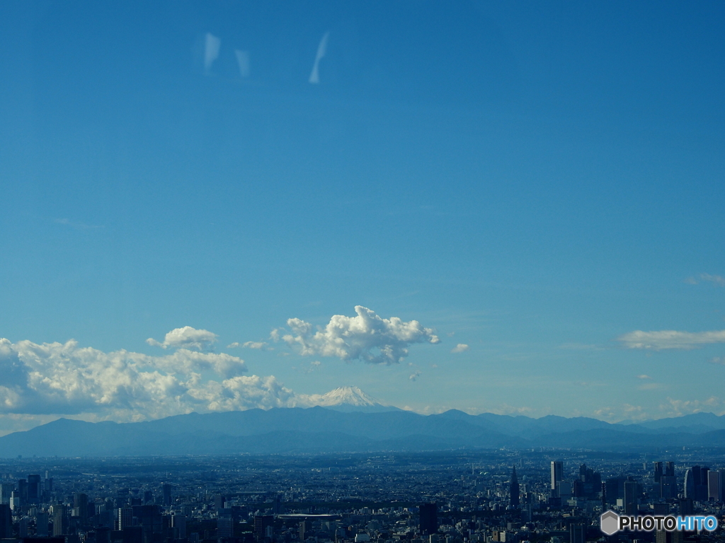 スカイツリーから富士山