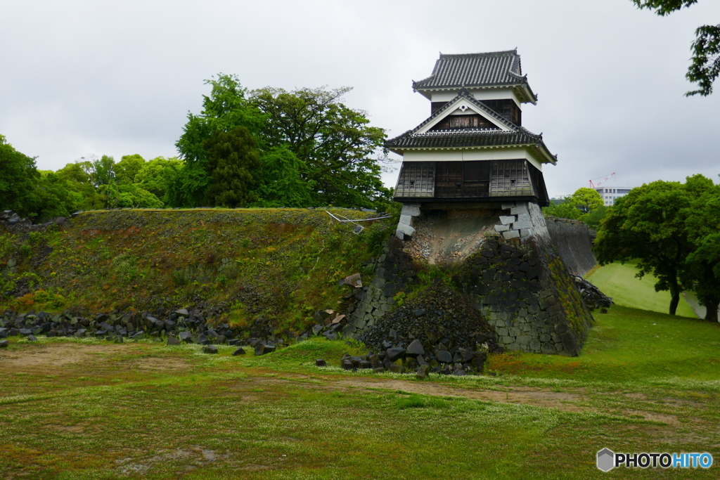 熊本城再建途中