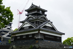 熊本城再建途中