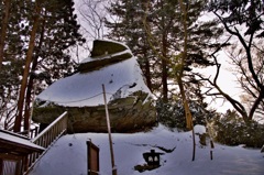 桜山神社 鳥帽子岩