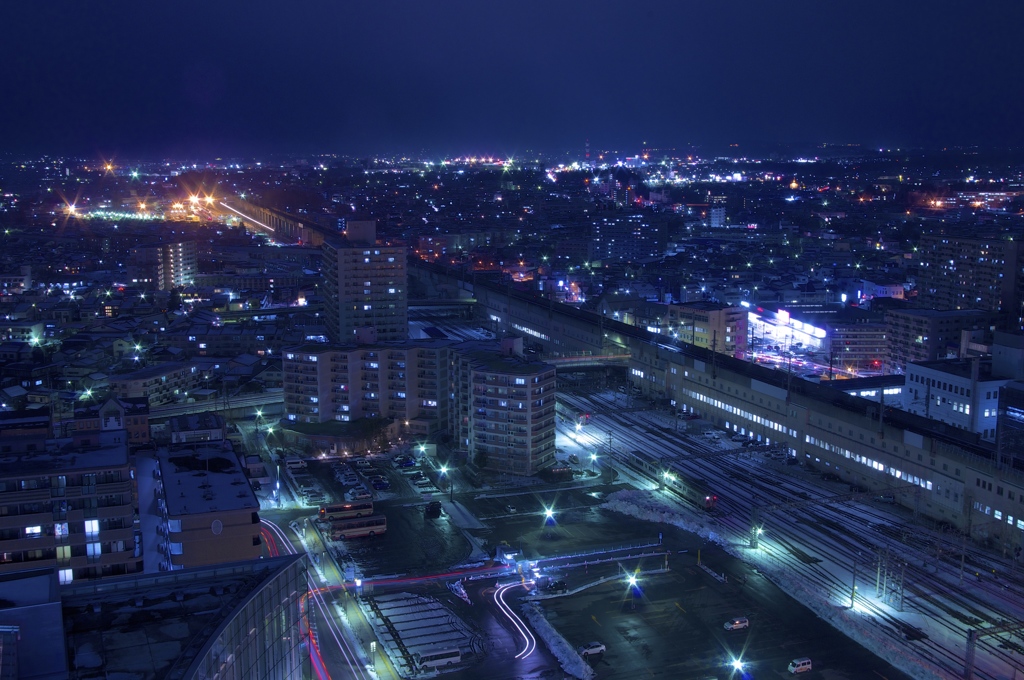 碧い夜