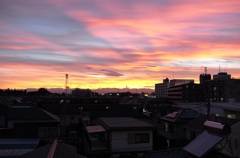夕暮れ