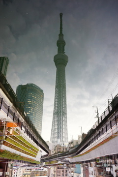 逆さスカイツリー