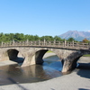 石橋と桜島