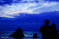 夫婦岩と夫婦