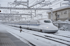 年明けの米原駅