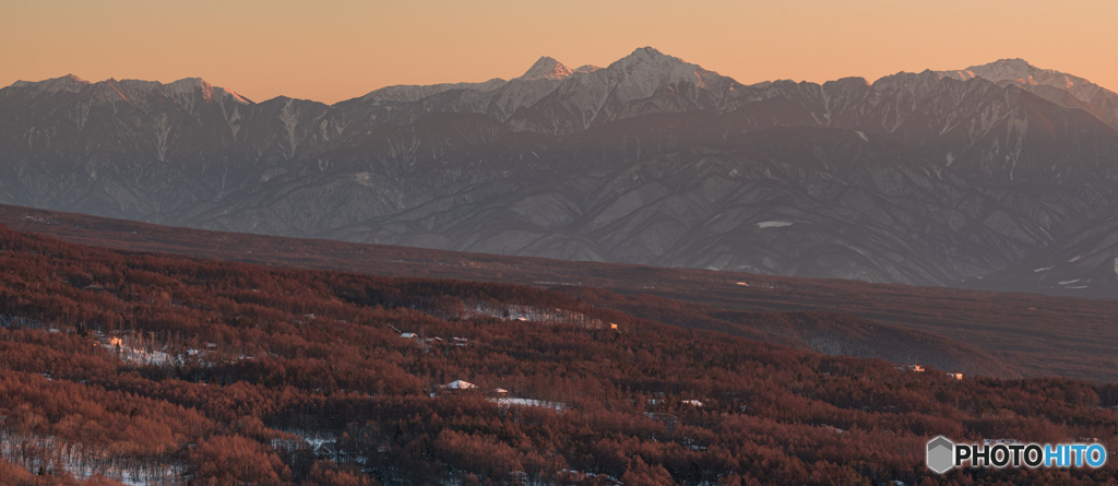 蓼科夕景