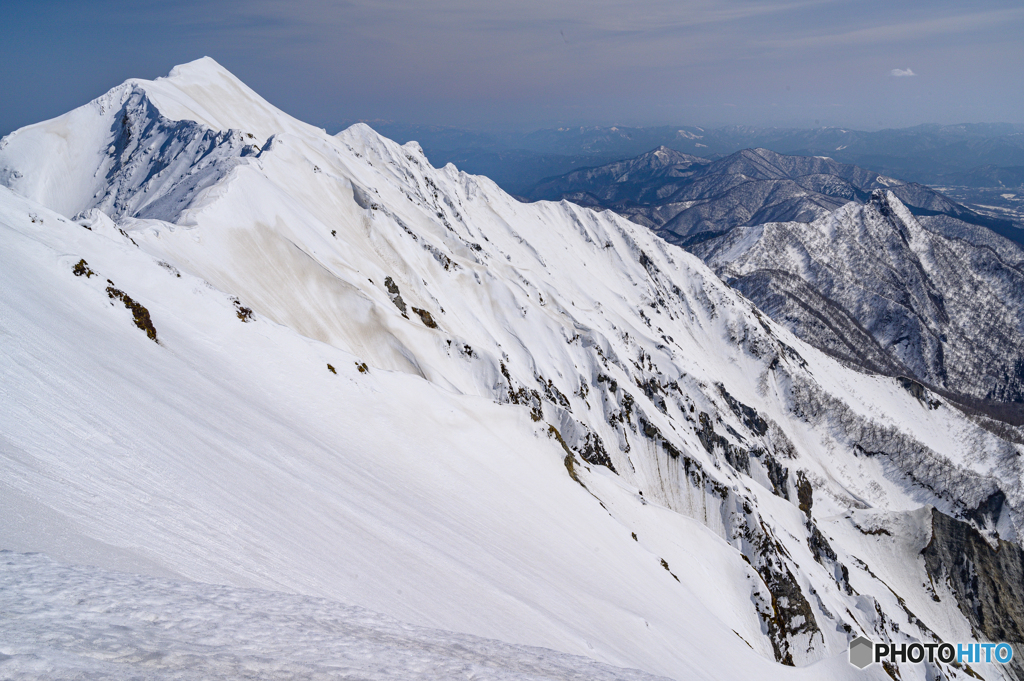 大山雪景