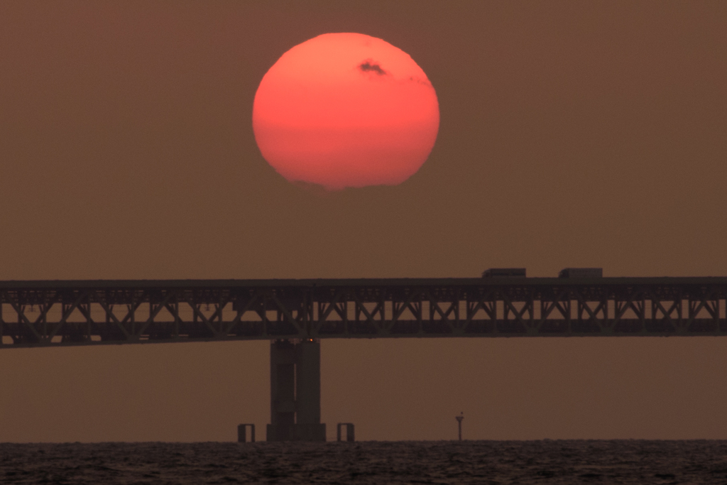 関空・夕景