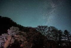 屏風岩の夜