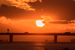 淀川・夕景