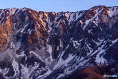 大山・夕景