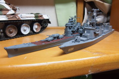 重巡妙高と護衛艦おおなみ