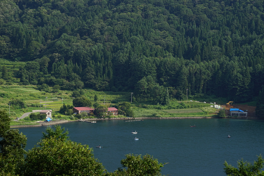 野尻湖畔