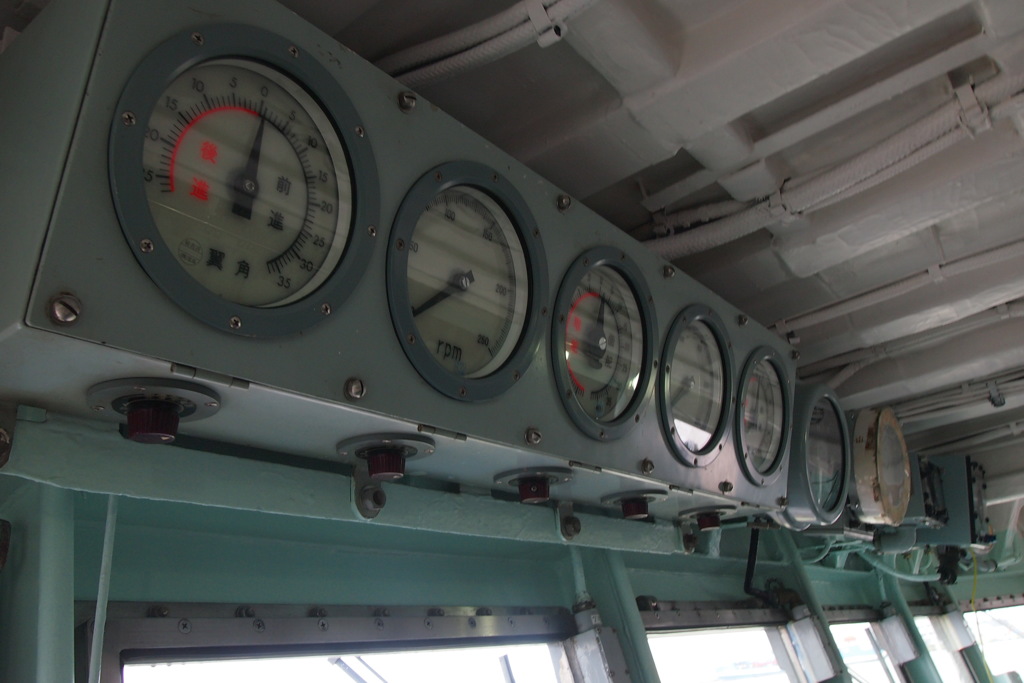 せとぎり艦橋 内部