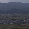 会津盆地と日暮れ