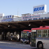 新潟駅前のバスターミナル