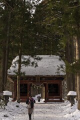 戸隠神社　随神門