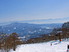 スキー場からの景色