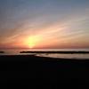 海岸の夕焼け