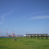 カラリと晴れた空と緑